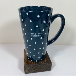 Gartner Studios teal “I can & I will watch me” mug